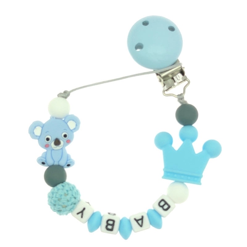 Silicone Koala Pacifier Clip Baby Teether Anti-drop Chain Molar Teething Accessory|Baby Supplies