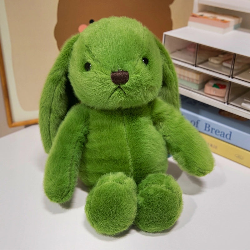 Soft Plush Rabbit Toy Solid Color Stuffed Animal Filled with PP Cotton|Stuffed Animals & Plush Toys
