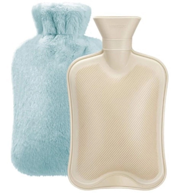 Plush Water-Injected Rubber Hot Water Bag for Winter Warmth Hand Warmer Heat Pack for Back Neck Shoulder Baby|Home & Garden Accessories