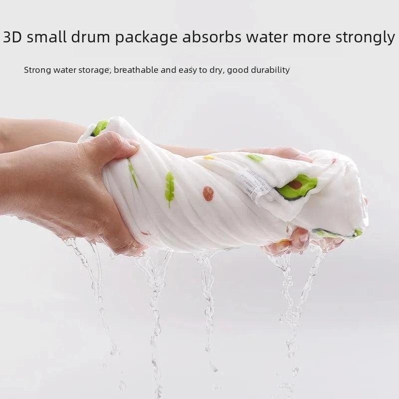 Newborn Baby Cotton Gauze Hooded Bath Towel Blanket Soft Absorbent Baby Bath Wrap|Baby Bath Towels & Accessories