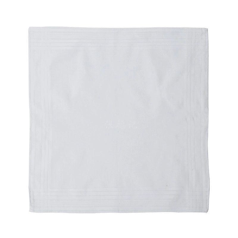 White 40cm Cotton Satin Handkerchief Square DIY Custom Logo Printed Handkerchief | Handkerchiefs & Accessories