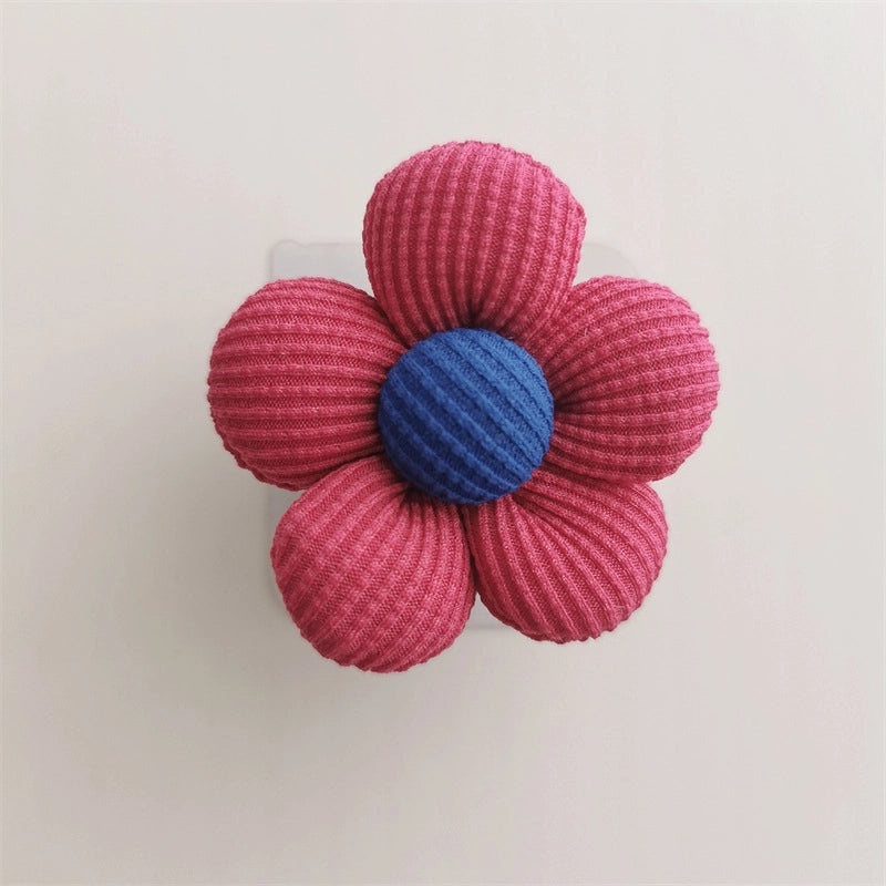 Minimalist Wooden Flower Wall Hook Home Decor|Wall Hooks & Hangers