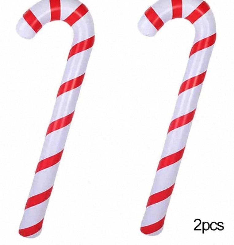 圣诞节派对装饰道具加厚PVC仿真助行器充气互动玩具|节日派对装饰用品