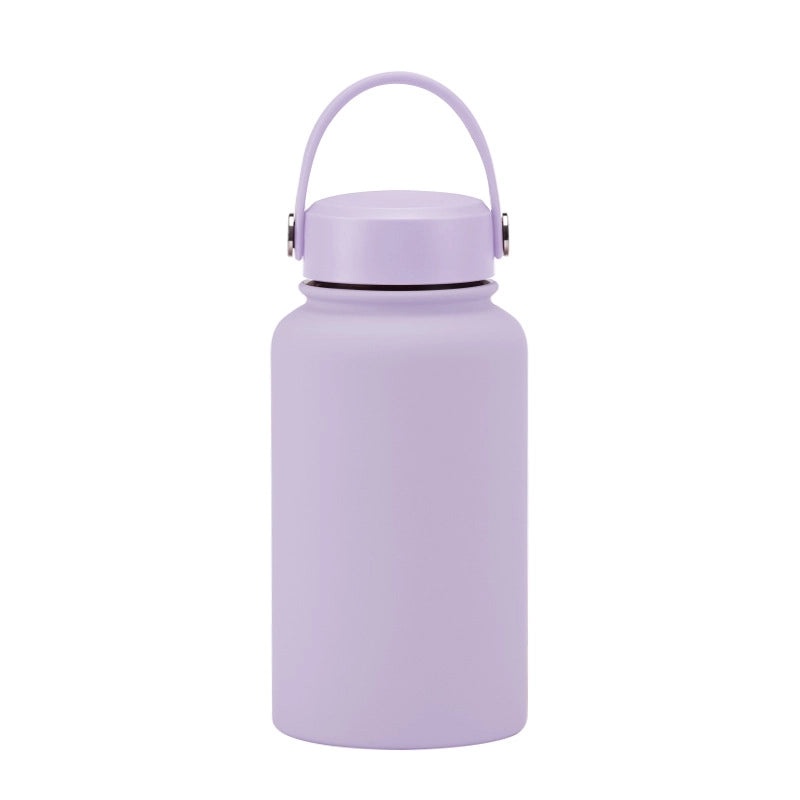 Stainless Steel Water Bottle Single Piece Casual Solid Color | Drinkware & Hydration