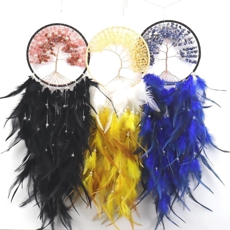 2 Pieces Dreamcatcher Tree Feather Metal Wall Hanging Decor | Home Decor Accessories