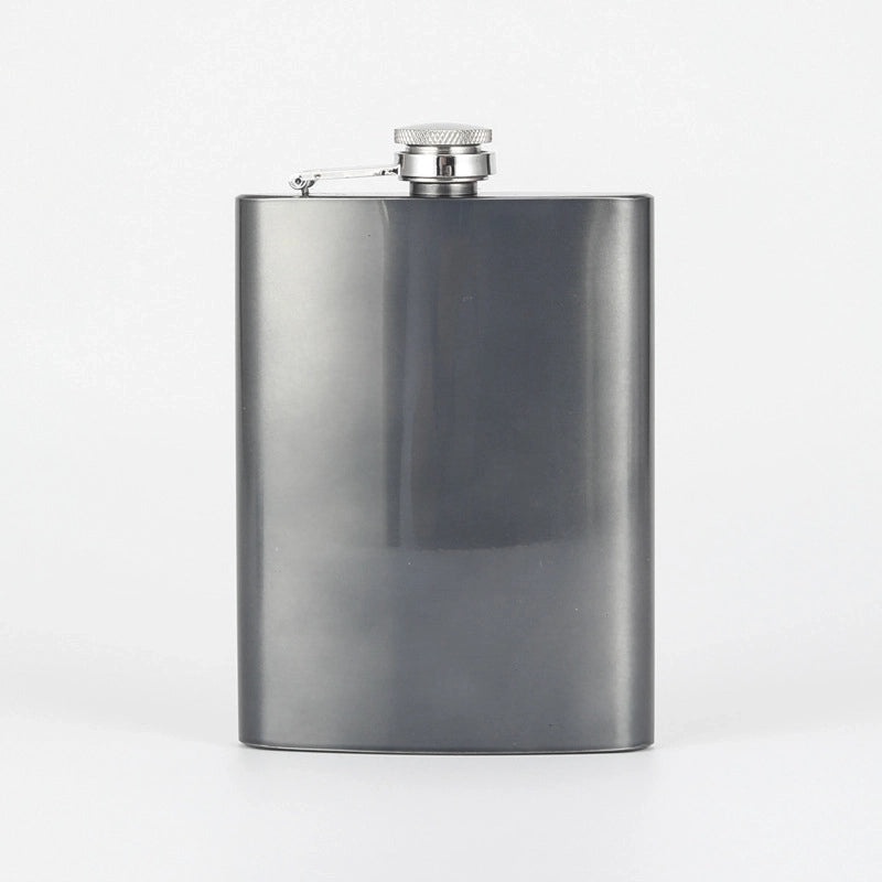 Elegant Stainless Steel Solid Color Wine Flask | Drinkware & Bar Accessories