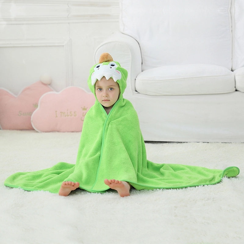 Animal Print Cotton-Polyester Bathrobe Towel for Casual Vacation Use|Bathrobes & Towels