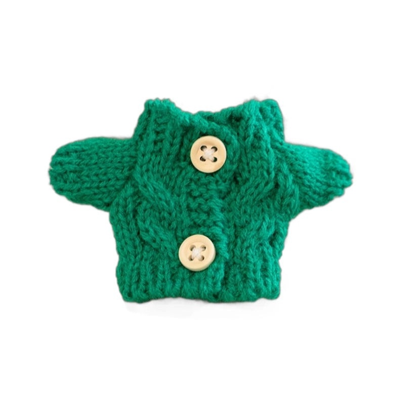West Highland Hanging Button Sweater for Small Cotton Dolls | Doll Clothes & Accessories