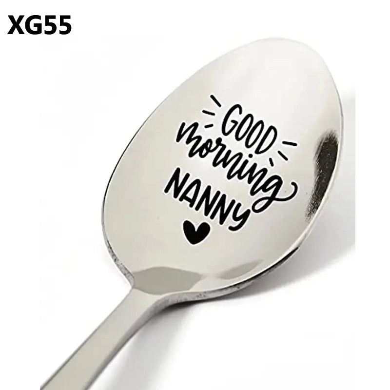 Trendy Stainless Steel Lettered Tableware Single Piece|Home & Kitchen Tableware