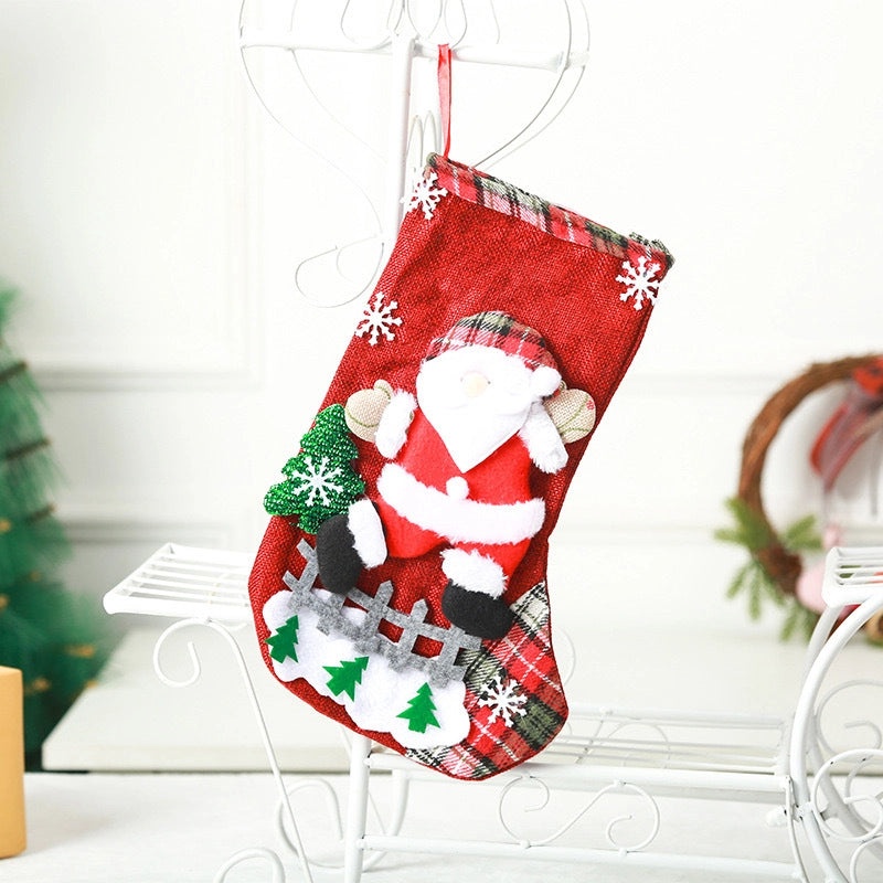 Christmas Gift Bag for Jewelry Candy Socks | Holiday Packaging & Decoration Accessories