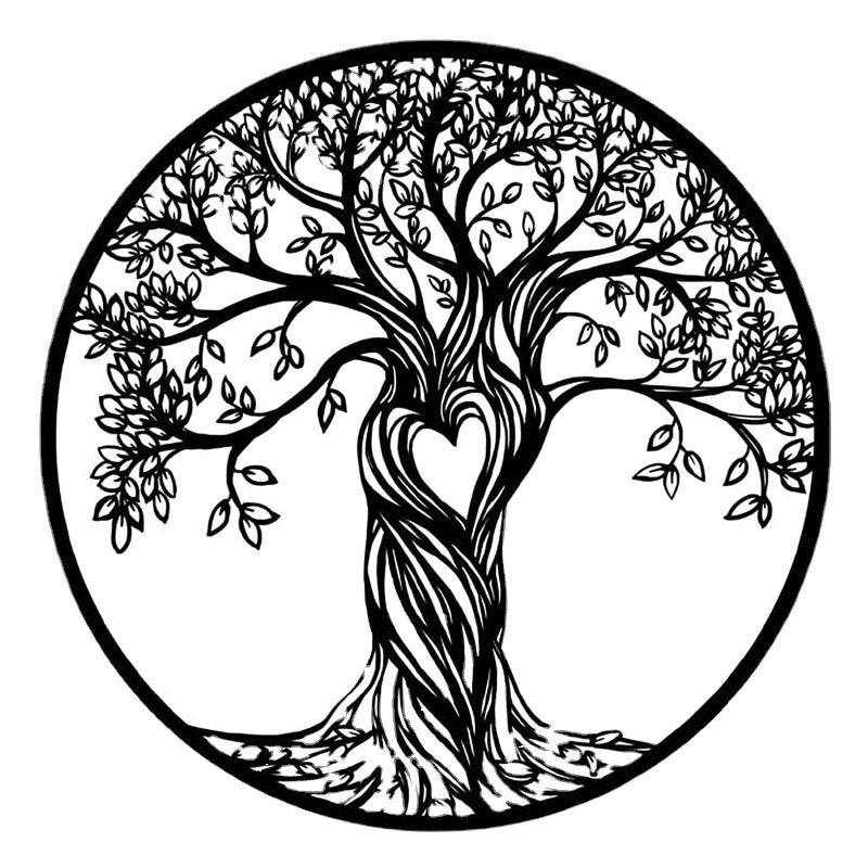 Black Metal Tree of Life Wall Art | Home Decor