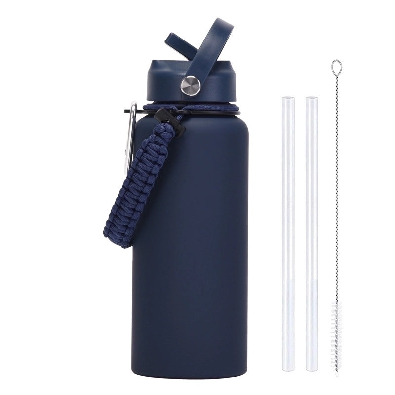 Stainless Steel Water Bottle Single Piece Casual Solid Color | Drinkware & Hydration