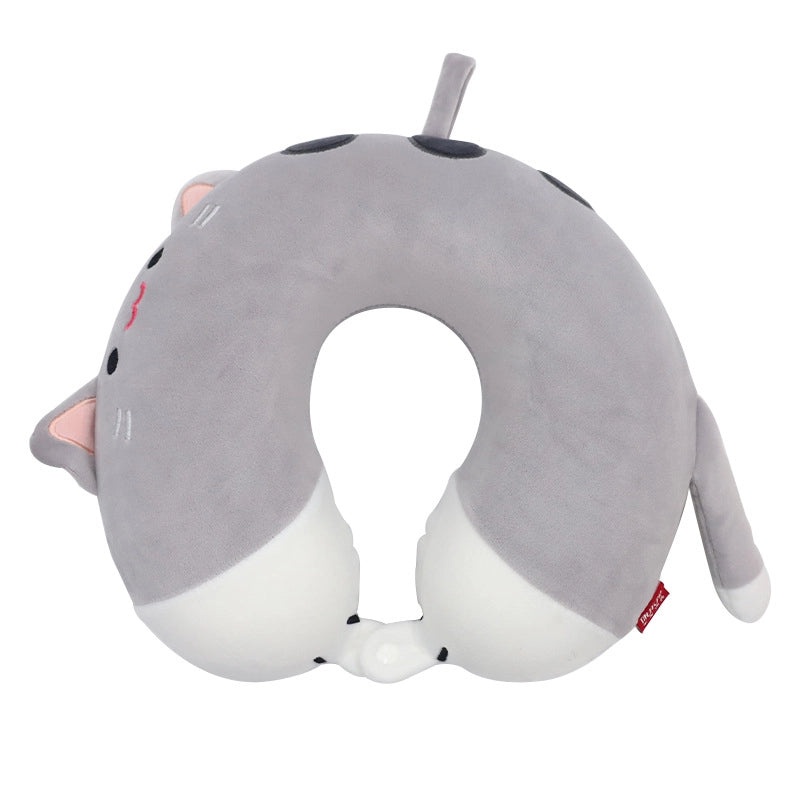 Cartoon Memory Foam U-Shaped Neck Pillow for Travel, Office, and Home | Travel Accessories
