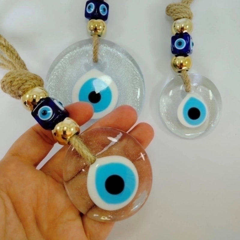 Devil's Eye Heart Glass Pendant Charming Artificial Decoration for Accessories|Jewelry & Accessories