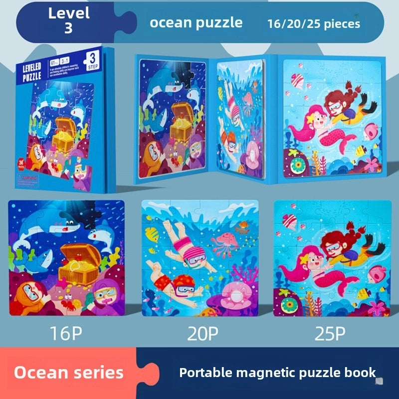 Magnetic Animal Traffic Puzzle for Toddlers and Kids Ages 1-6 | Educational Toys & Puzzles