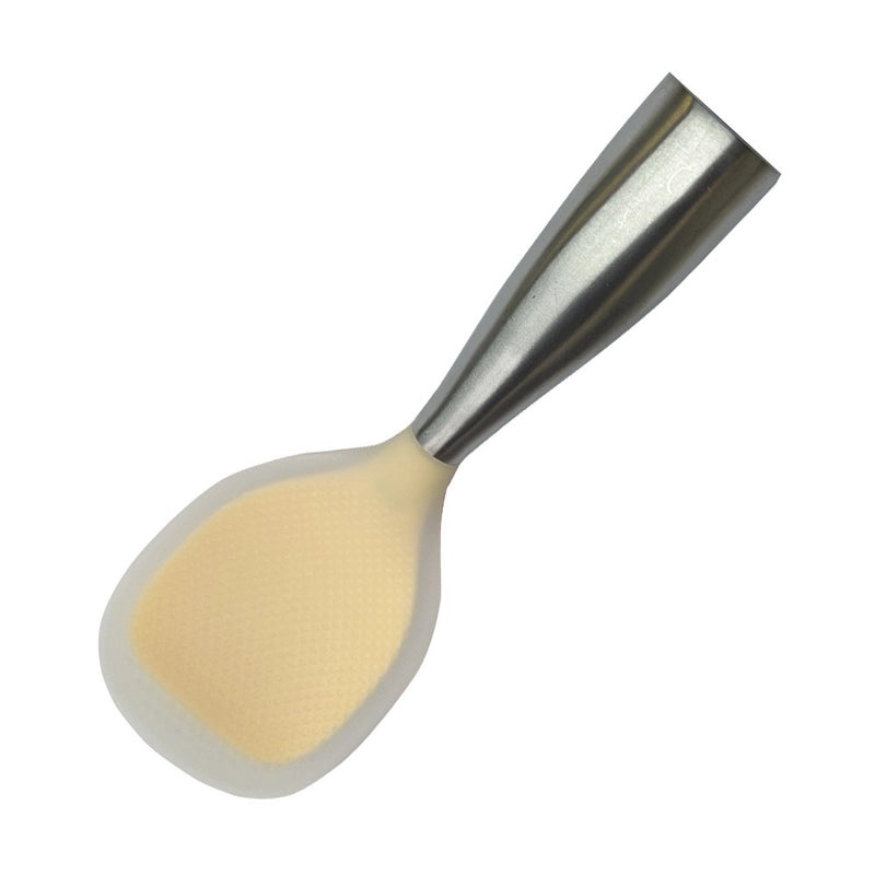 Heat-resistant Silicone Rice Spoon with Non-slip Wooden Handle | Kitchen Utensils & Gadgets