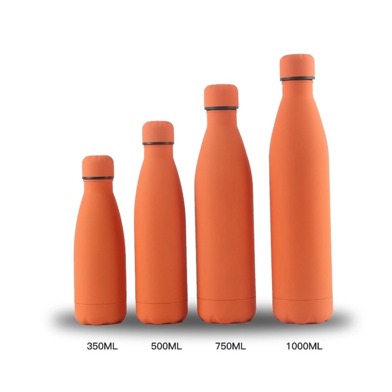 Stylish Solid Color Stainless Steel Vacuum Flask 1pc|Home & Kitchen Accessories