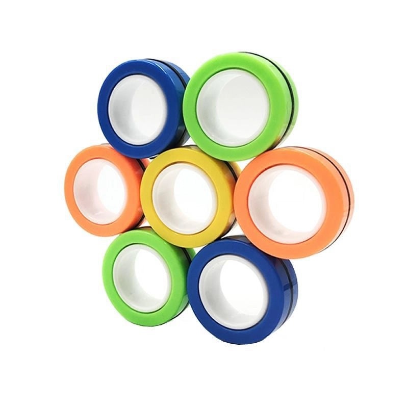 Magnetic Fingertip Gyro Ring Stress Relief Decompression Toy | Fidget Toys & Stress Relief