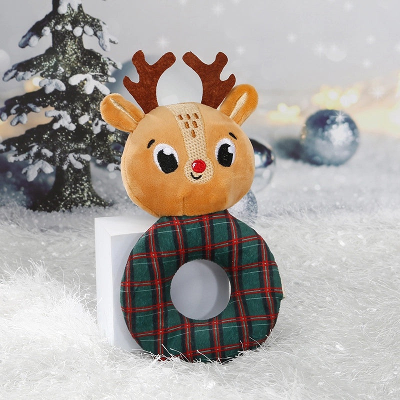 Soft Plush Christmas Elk Toy for Babies 0-2 Years | Baby Toys & Soft Plush Gifts