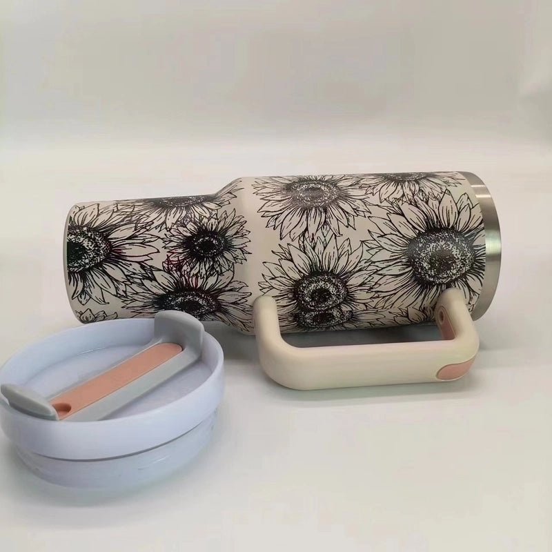 Stylish Tropical Stainless Steel Water Bottle for Casual Vacation Use | Drinkware & Travel Accessories