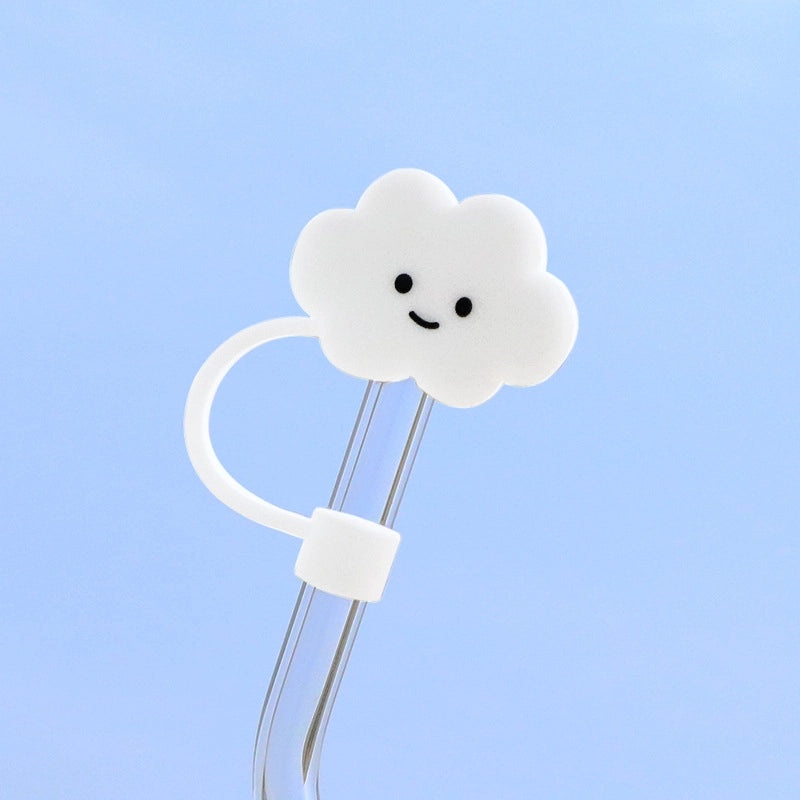 10mm Glass Straw Dust Cover Stainless Steel Cap for Large Diameter Straws Milk Tea Accessories|Drinkware Accessories