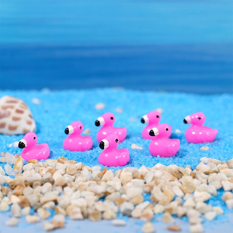 Flamingo Miniature Succulent Garden DIY Resin Figurines Small Animal Landscaping Accessories|Home Decor & Garden Ornaments