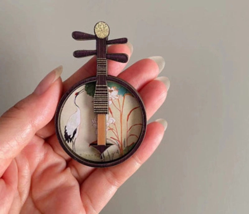 Vintage Wooden Musical Instrument Decor|Home Decor & Collectibles