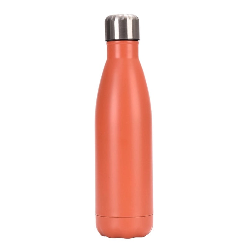 Stainless Steel Water Bottle Single Piece Casual Solid Color | Drinkware & Hydration