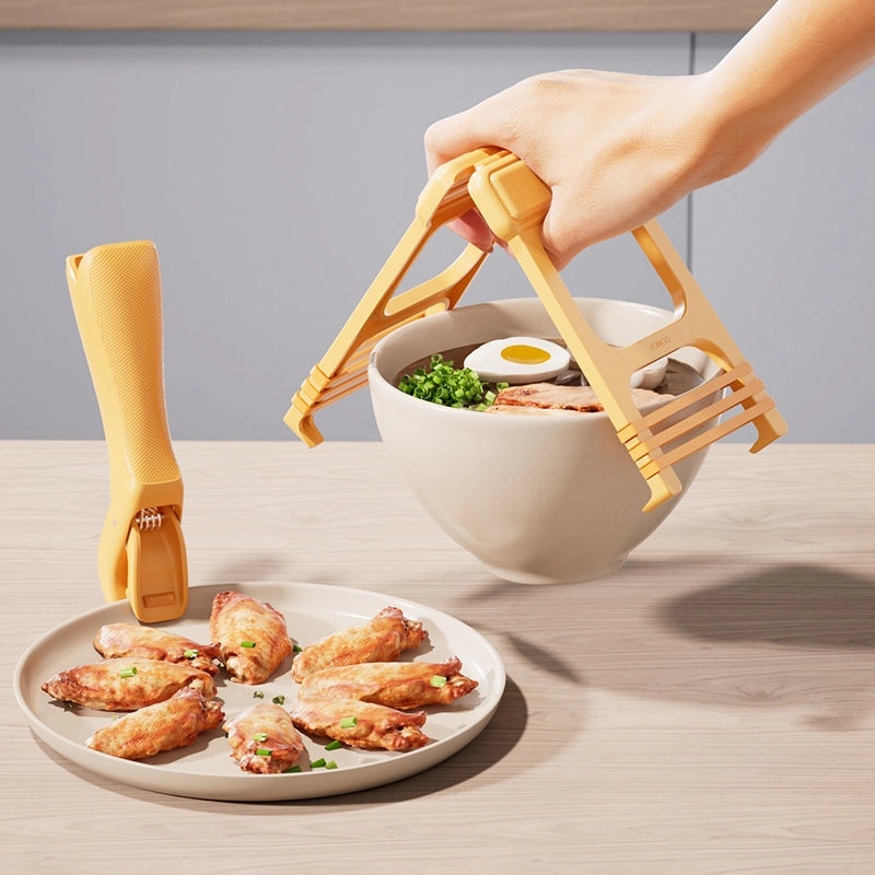 Silicone Anti-Scald Bowl and Plate Holder Clip High Temp Resistant Non-Slip Kitchen Tool|Kitchen Accessories