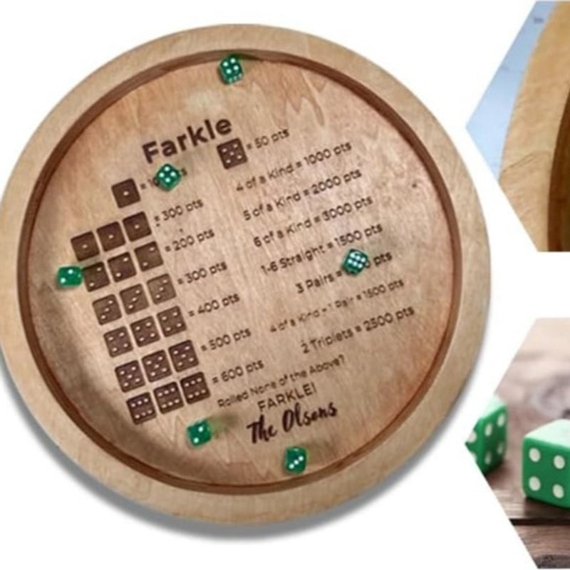 Wooden Dice with Letters and Numbers for Educational Toys | Educational Toys & Games