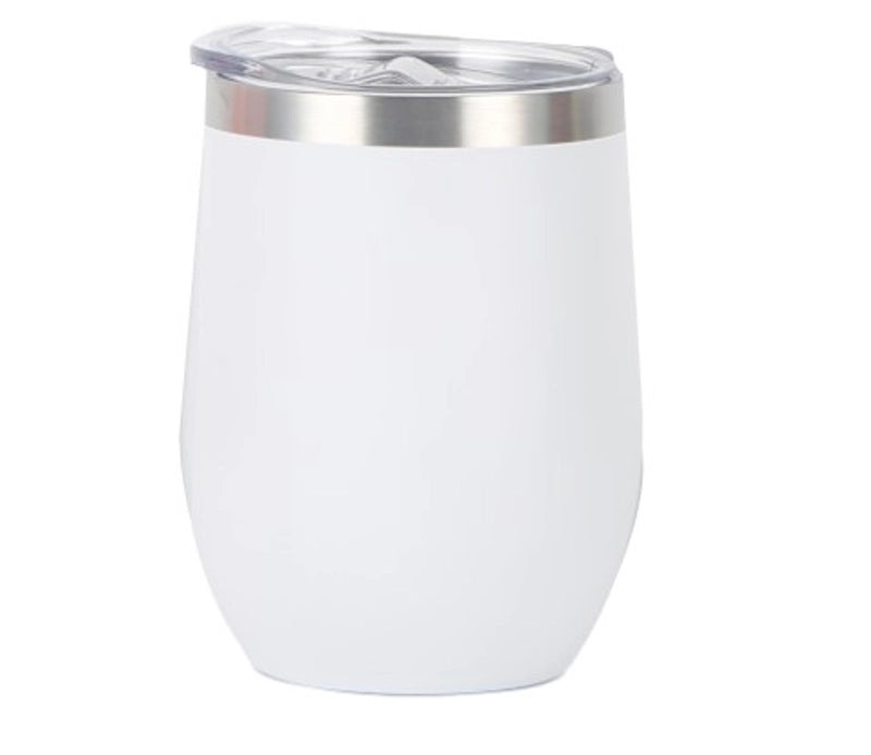 Stylish Stainless Steel Thermos Cup with Stripe and Solid Color Design | Drinkware & Thermoses
