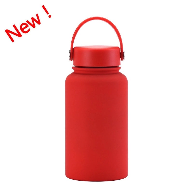 Stainless Steel Water Bottle Single Piece Casual Solid Color | Drinkware & Hydration