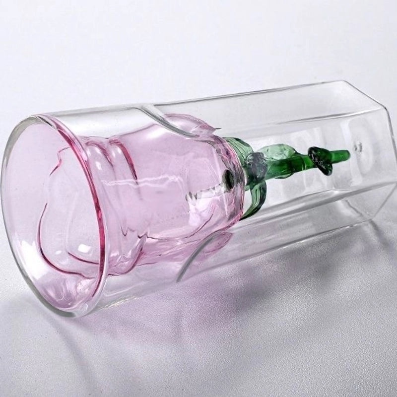 Adorable Flamingo Design Glass Wine Goblet 1 Piece|Drinkware & Bar Accessories