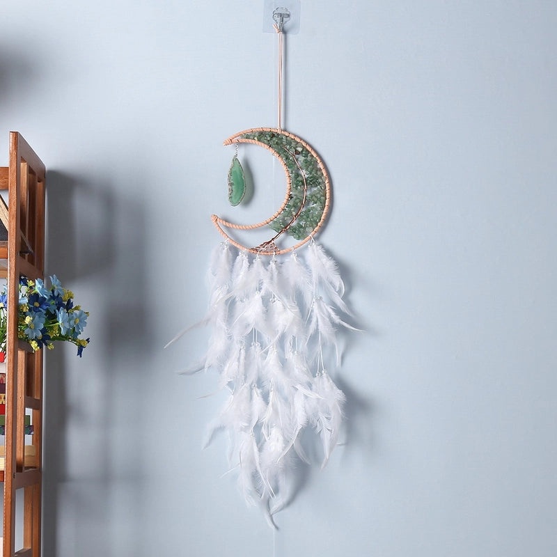 Elegant Geometric Feather Dreamcatcher Wall Art for Casual Home Decor | Wall Art & Decor