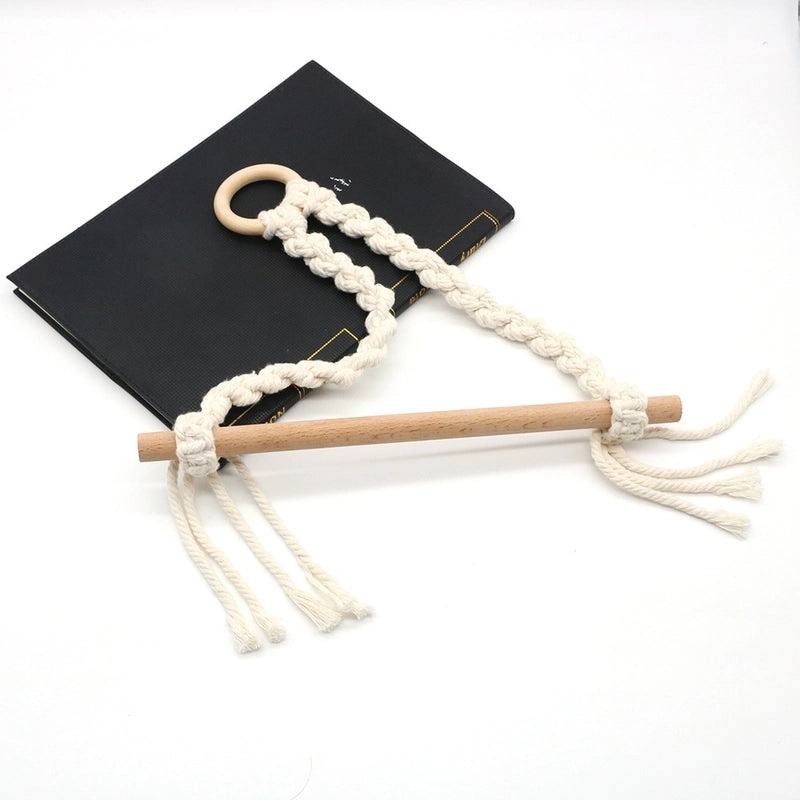 Handmade Cotton Rope Woven Bohemian Toilet Paper Holder Small Tapestry Home Decoration|Home Decor Accessories