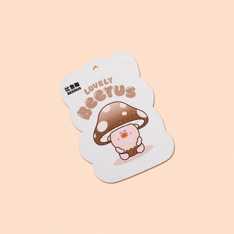 Adorable Cartoon Wooden Fiber Sponge Dishcloth Single Piece|Kitchen Cleaning Supplies