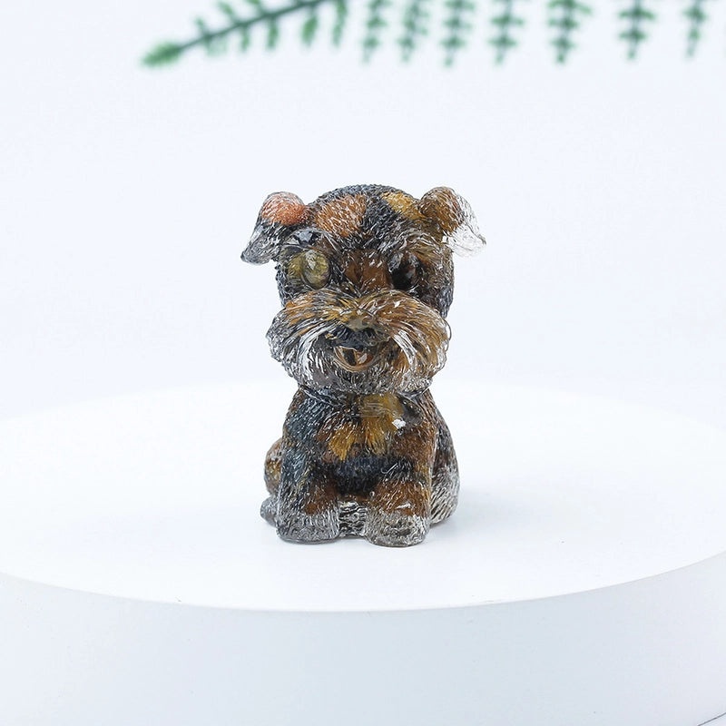 Adorable Dog Shaped Crystal Figurines for Home Decor|Decorative Figurines
