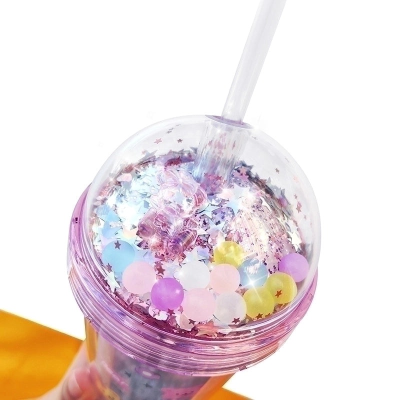 Cartoon Style Plastic Water Bottle for Everyday Use | Drinkware & Bottles