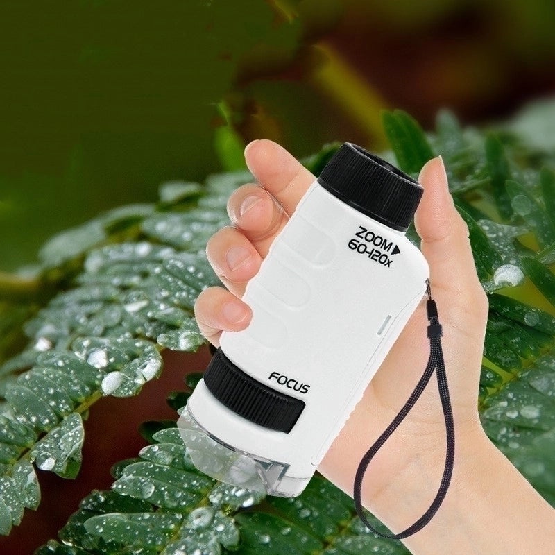 Portable Kids Microscope Science Experiment Kit for Students | Educational Toys & Learning Tools