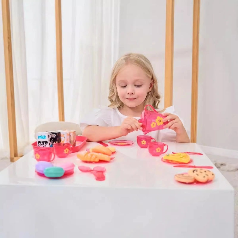 Children's Kitchen Playset Solid Color Plastic Toy Utensils|Educational Toys & Pretend Play