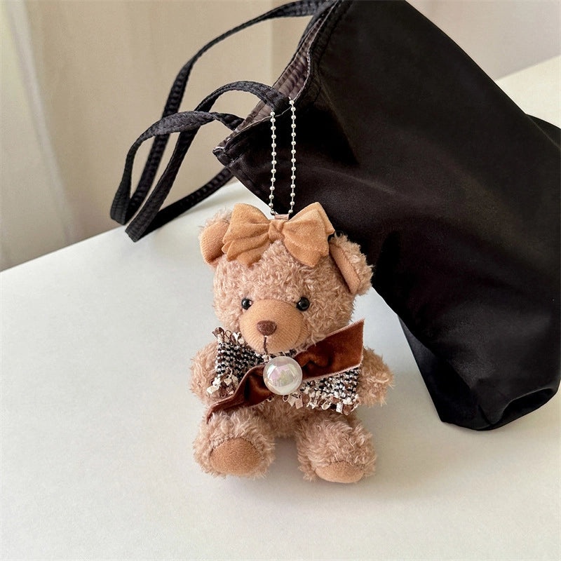 Cute Bear Faux Pearl Plush Toy|Kids Toys & Plush Animals