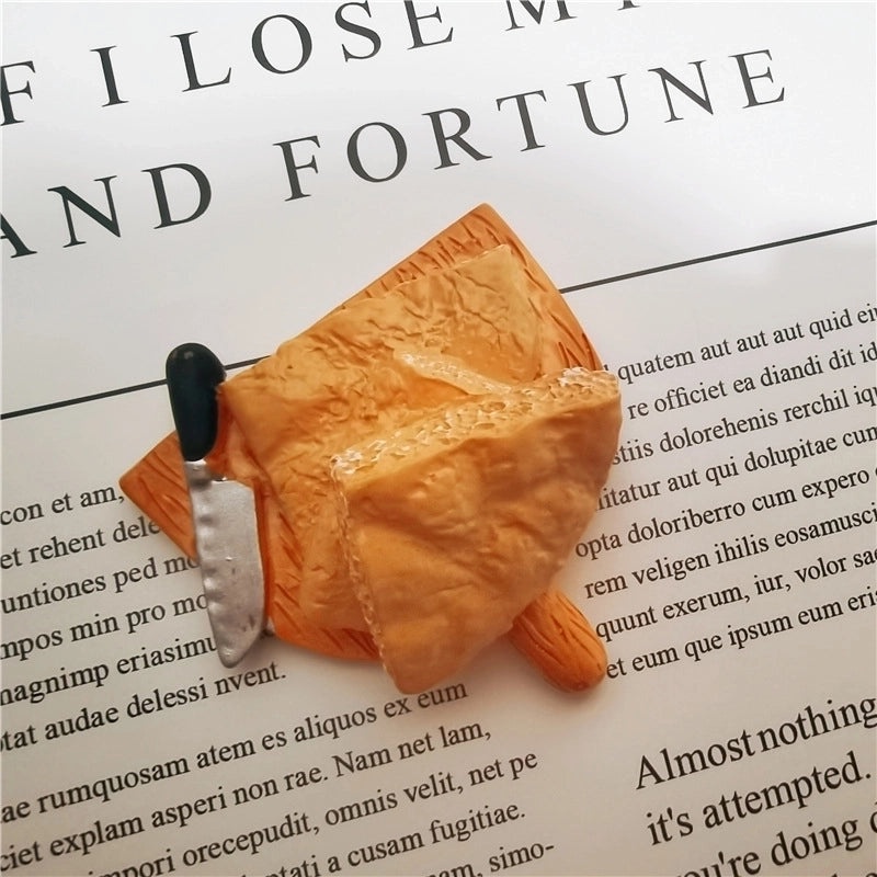 Adorable Pineapple Bread Cookie Fridge Magnet Made of Synthetic Resin|Home Decor & Kitchen Accessories