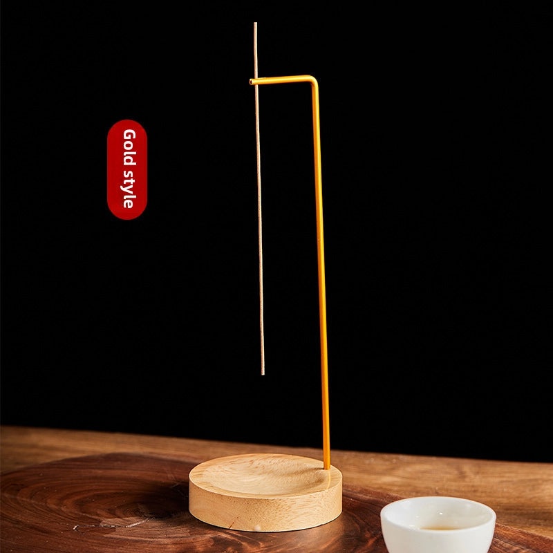 Zen Sandalwood Incense Holder Indoor Household Hanging Incense Burner Creative Line Upside Down Insert|Home Decor Incense Accessories