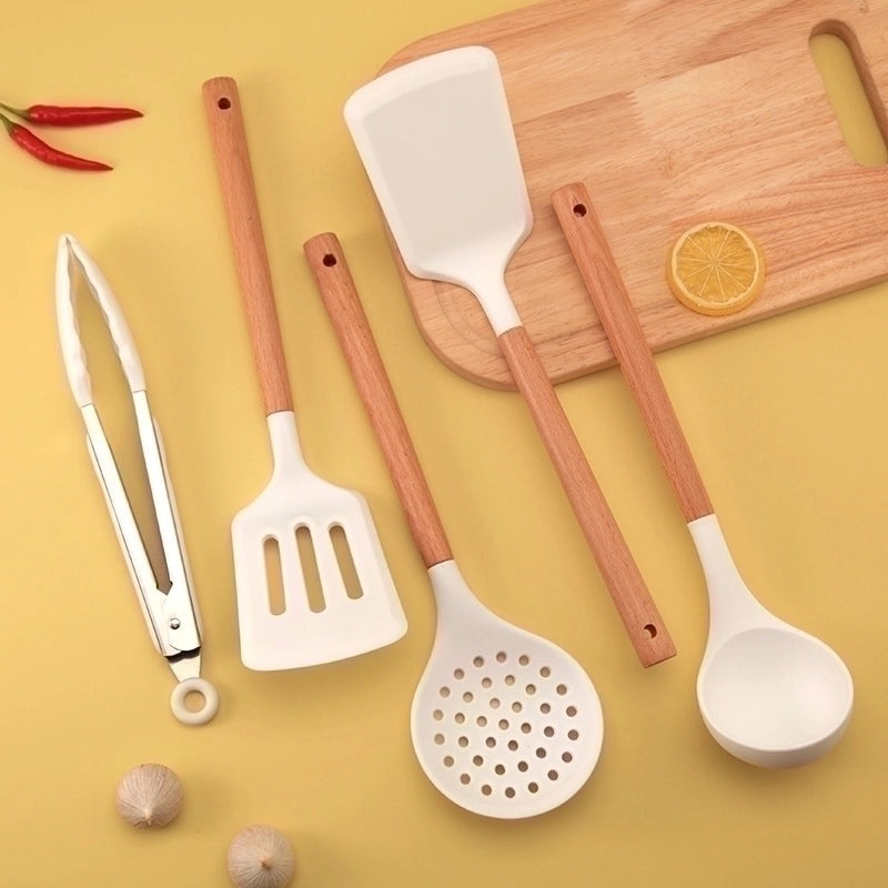 Minimalist Single Color Silicone Cooking Utensil 1 Pc|Kitchen & Dining