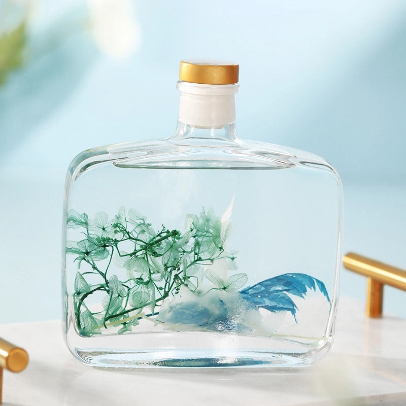 Elegant Minimalist Flower Glass Diffuser | Home Fragrance & Aromatherapy