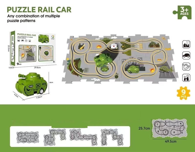 Christmas Tree and Snowman Puzzle Toys | Holiday Decorations