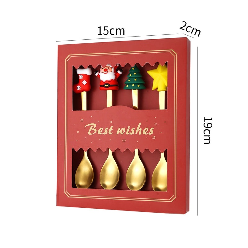 Festive Cartoon Stainless Steel Tableware Set for Kids|Kids Tableware & Dining Essentials