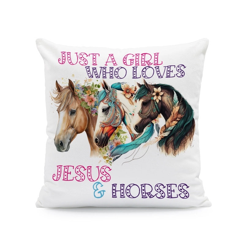 Cute Modern Animal Print Polyester Pillow Covers for Couch Sofa Decor|Home Decor & Pillows