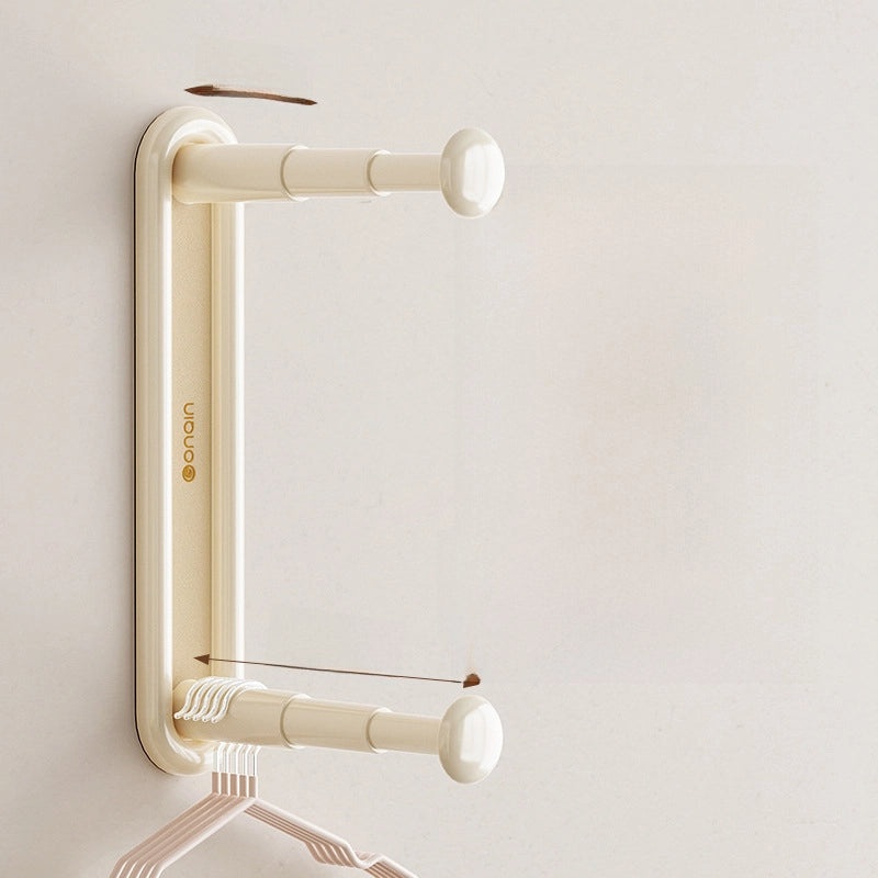 Wall-Mounted Hanger Rack Punch-Free Space Saver Organizer for Balcony Storage|Home Storage & Organization