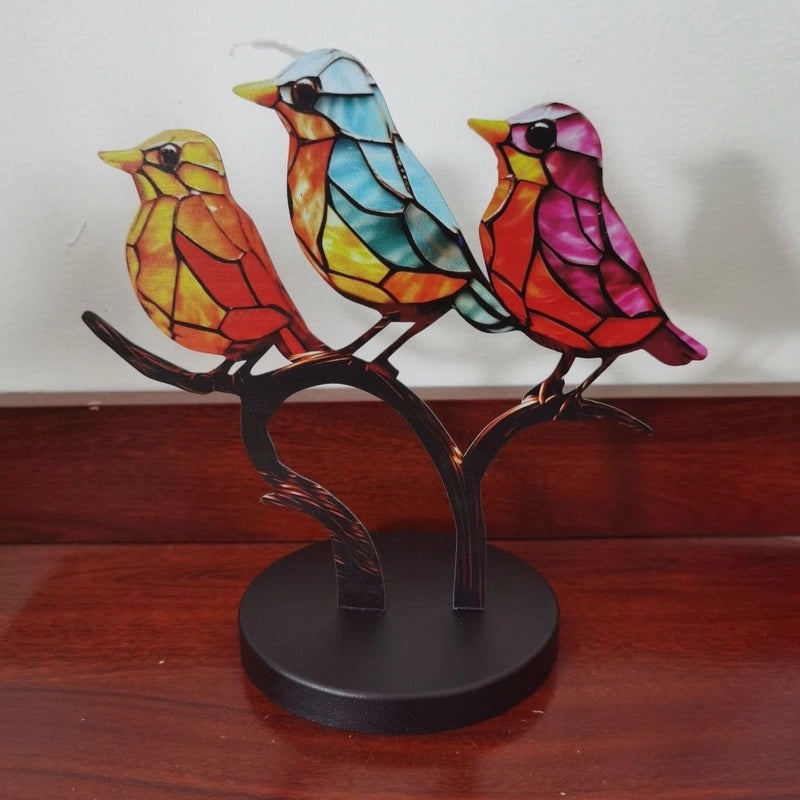 Casual Bird Acrylic Ornament Decorative Artificial Bird Figurine for Home Decor|Home Decor & Accessories